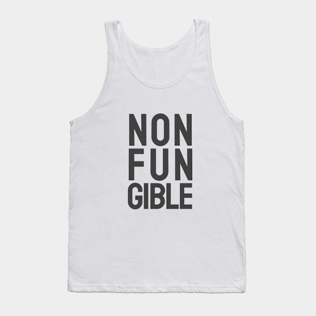 NFT - Non Fungible Token - Crypto Tank Top by info@dopositive.co.uk